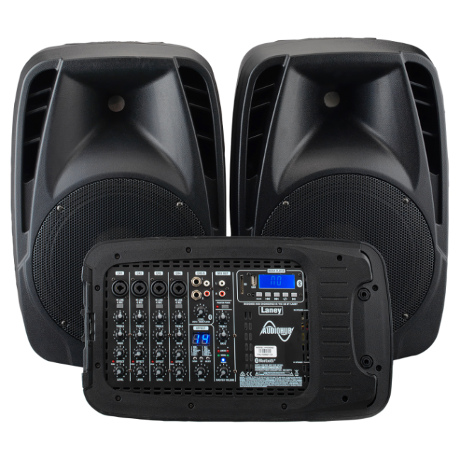 Laney AH2500D Portable PA System 2x500W 6 Channels Bluetooth and FX